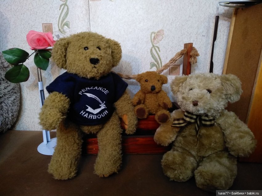 Три медведя Тедди одним лотом:) (фото 4)