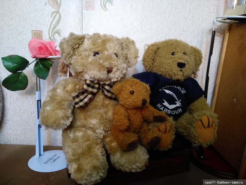 Три медведя Тедди одним лотом:) (фото 6)