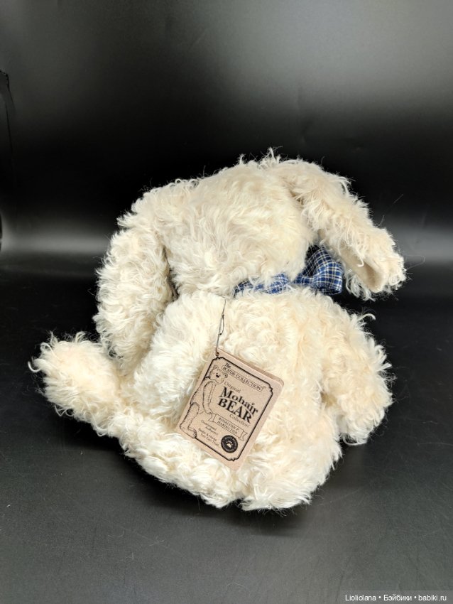Белый Кролик от Boyds Bears Co. Мохер. 30 см. 1998 год (фото 4)