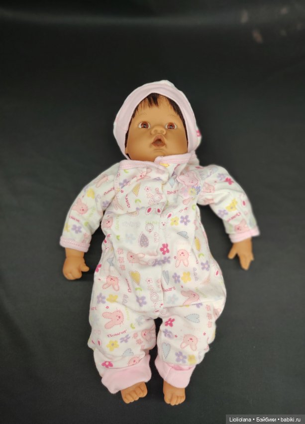 Комбинезон и шапочка для малышей ростом 35 см (фото 5)