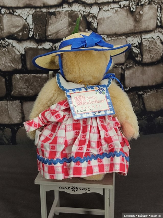 Мишка Muffy Vanderbear от North American Bears Co. Пикник. 17 см (фото 4)