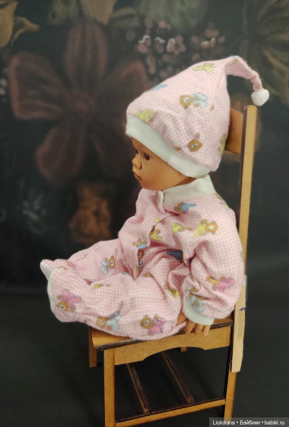 Костюмчик для малышей ростом 35 см. Фланель (фото 3)