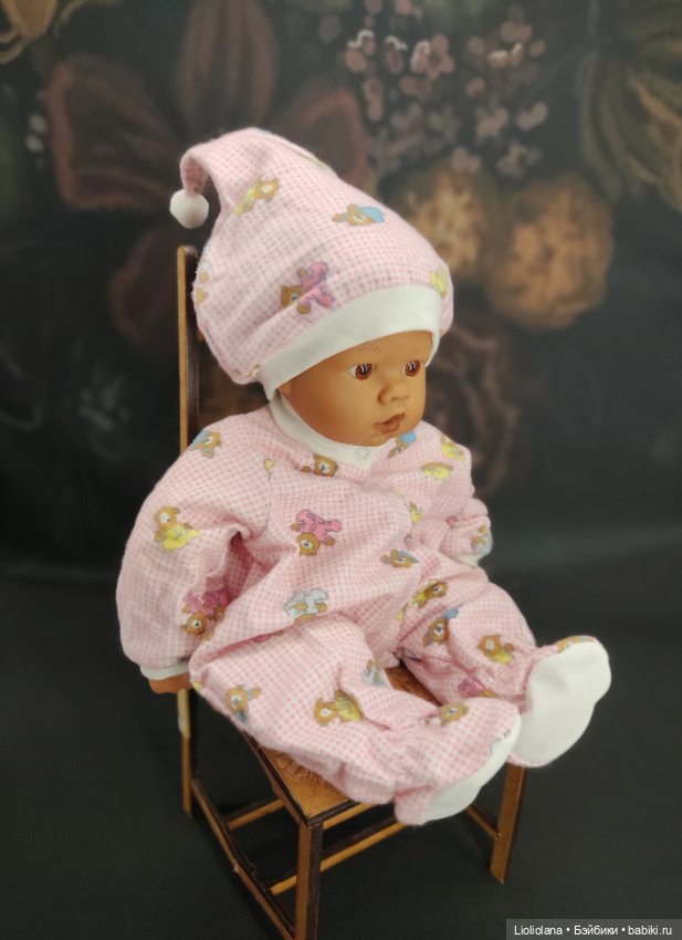 Костюмчик для малышей ростом 35 см. Фланель (фото 4)