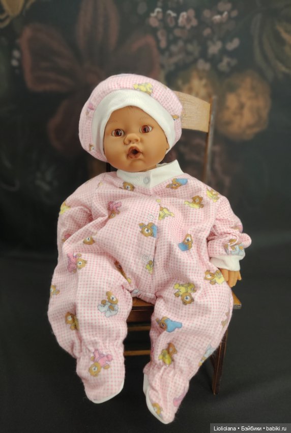 Костюмчик для малышей ростом 35 см. Фланель (фото 2)