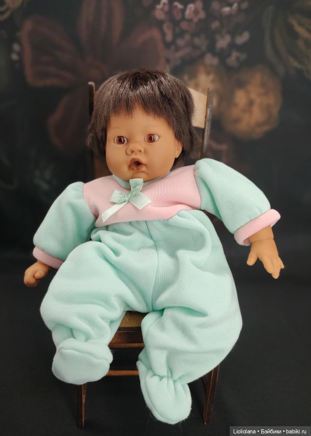 Аутфит для кукол 35 см. Комбинезон и шапочка. Флис (фото 7)