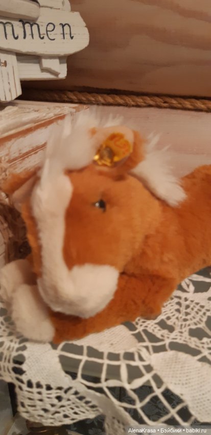 Маленькая лошадка,жеребенок Steiff