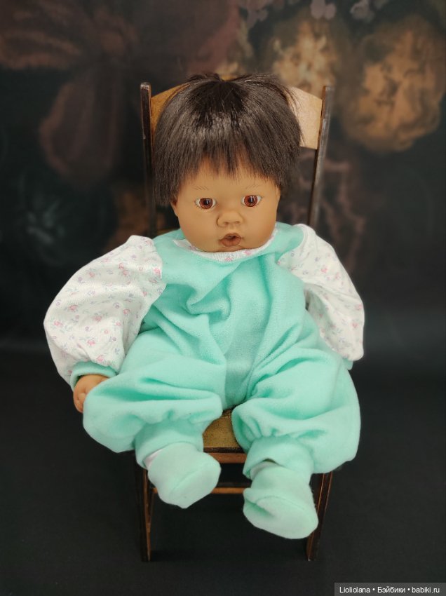 Комбинезон+пинетки для куклы 35 - ти см ростом (фото 2)