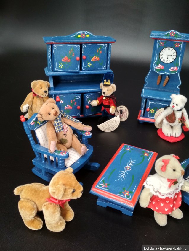 Мишка Тара от Little Gem Teddy. 7 см. 1995 год