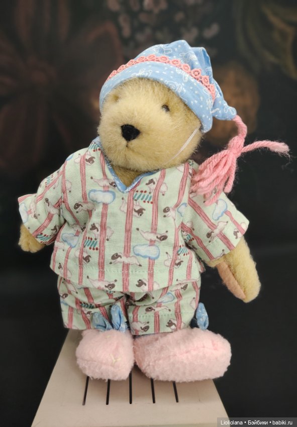 Мишка Muffy Vanderbear в пижаме. 17 см. 1995 год (фото 2)