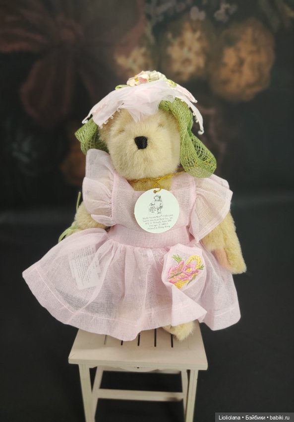 Мишка Muffy Vanderbear. Пасхальная Фантазия. 17 см. 1990 год