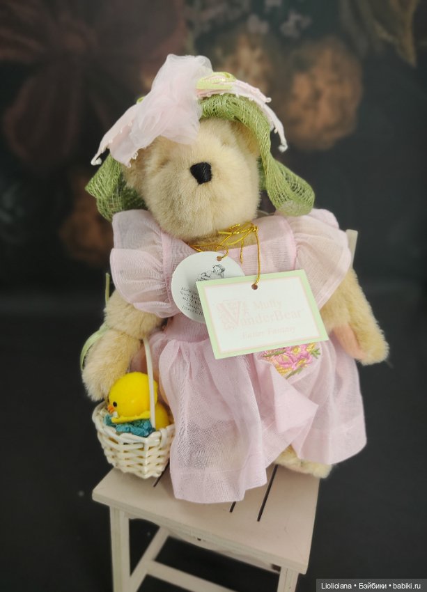 Мишка Muffy Vanderbear. Пасхальная Фантазия. 17 см. 1990 год (фото 9)