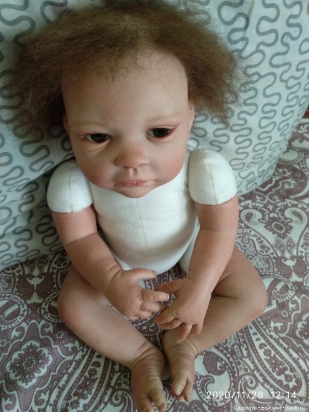 Задумчивая девочка, молд Luna от Анны Арутюнян (фото 3)