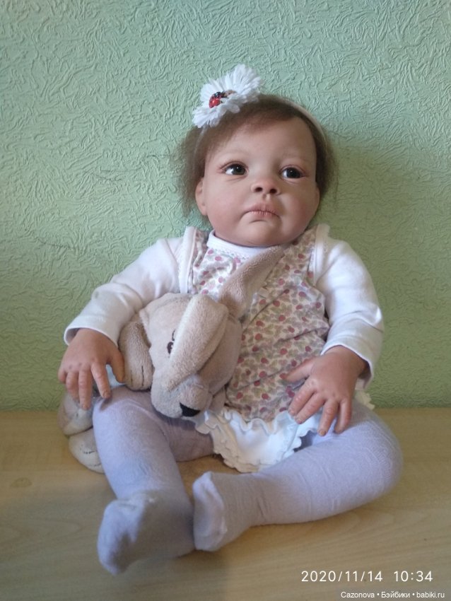 Задумчивая девочка, молд Luna от Анны Арутюнян (фото 4)