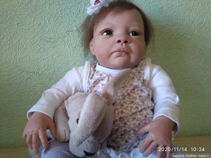 Задумчивая девочка, молд Luna от Анны Арутюнян (фото 2)