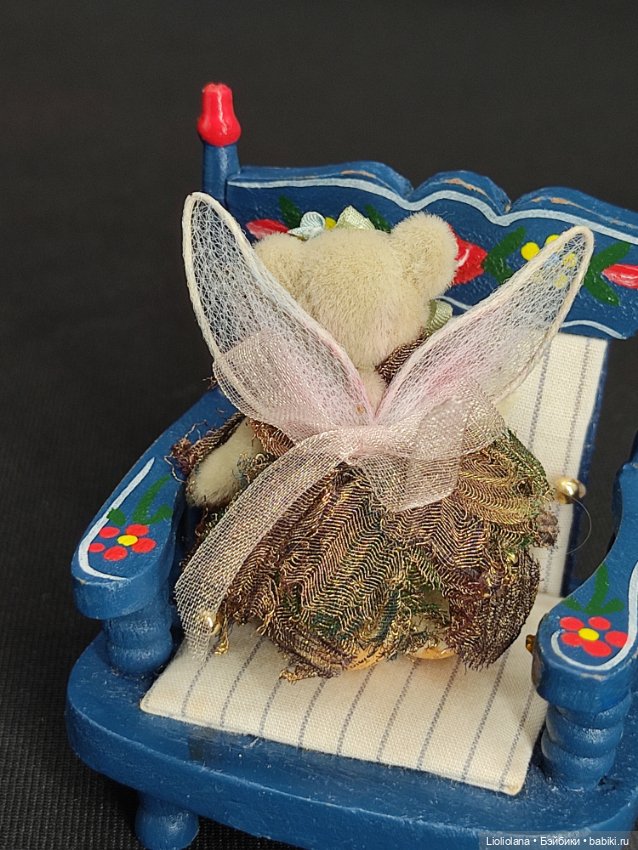 Мишка Лесная Фея от World Of Miniature Bears. 4,5 см. Миниатюра (фото 5)