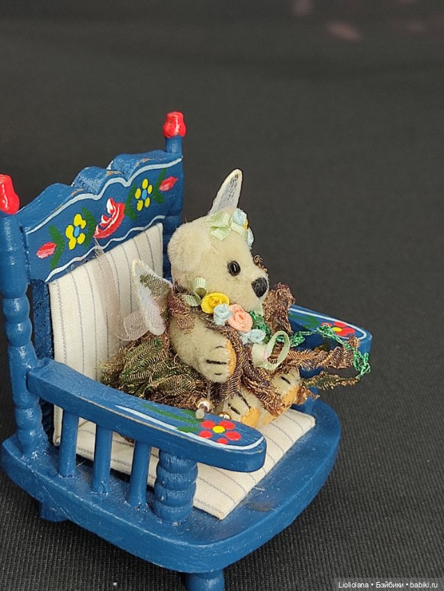 Мишка Лесная Фея от World Of Miniature Bears. 4,5 см. Миниатюра (фото 2)