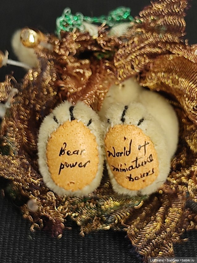 Мишка Лесная Фея от World Of Miniature Bears. 4,5 см. Миниатюра (фото 7)