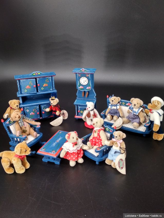 Мишка Лесная Фея от World Of Miniature Bears. 4,5 см. Миниатюра