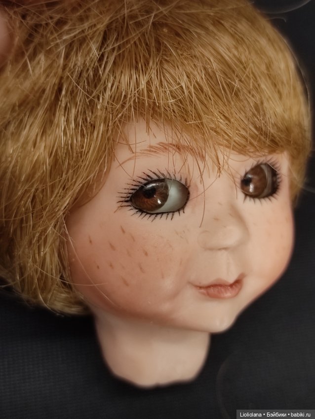 Авторская фарфоровая кукла Скотт от Marilyn Selbee. OOAK. С дефектом (фото 4)