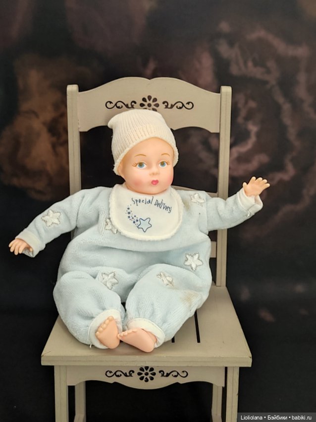 Малыш в голубом от madame Alexander. 17 см. 2000 год (фото 2)