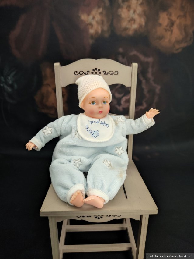 Малыш в голубом от madame Alexander. 17 см. 2000 год (фото 3)