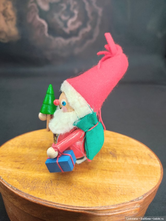 Елочная игрушка Дед Мороз от Steinbach. Германия. 9 см (фото 2)