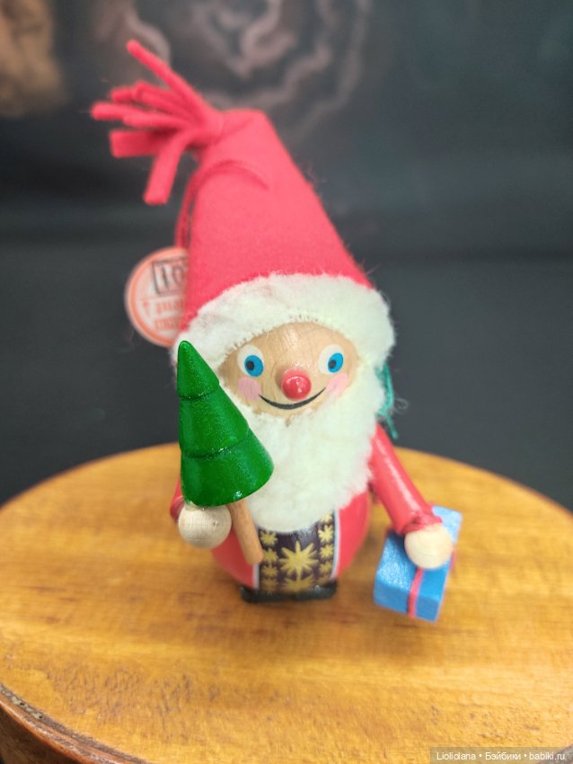 Елочная игрушка Дед Мороз от Steinbach. Германия. 9 см