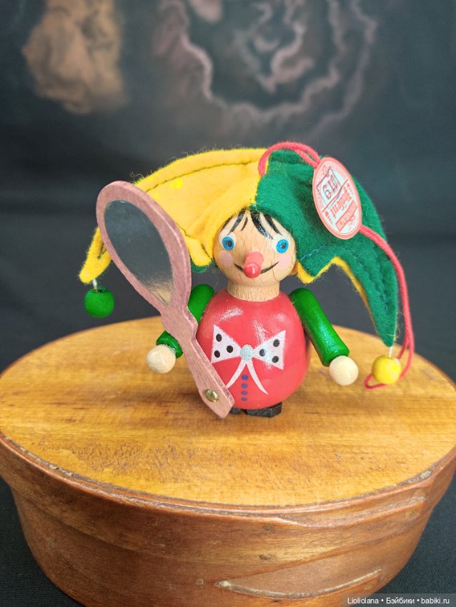 Елочная игрушка Шут от Steinbach. Германия. 9 см (фото 2)