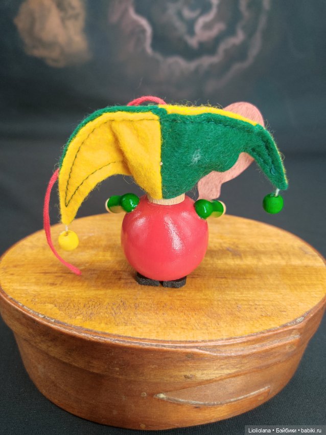 Елочная игрушка Шут от Steinbach. Германия. 9 см (фото 3)