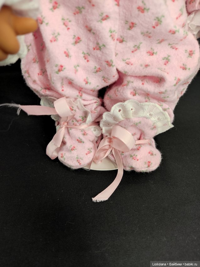 Аутфит для кукол ростом 35 см. Винтаж. Комплект из фланели (фото 4)