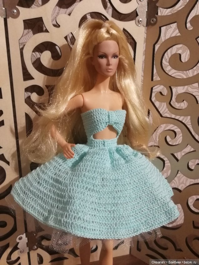 Платье для кукол 1/6 — Одежда для кукол (фото 4)