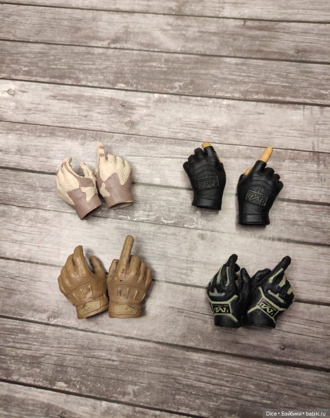 1/6 жестовые кисти, руки, перчатки (фото 10)