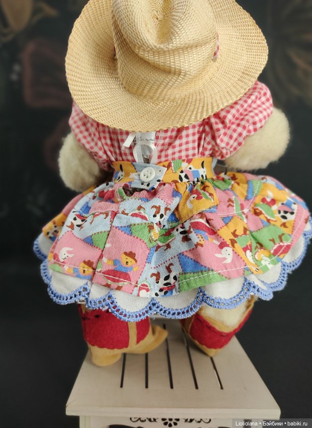 Кролик Hoppy Vanderhare. Девушка Ковбой. 1990 год. Винтаж. 20 см (фото 4)