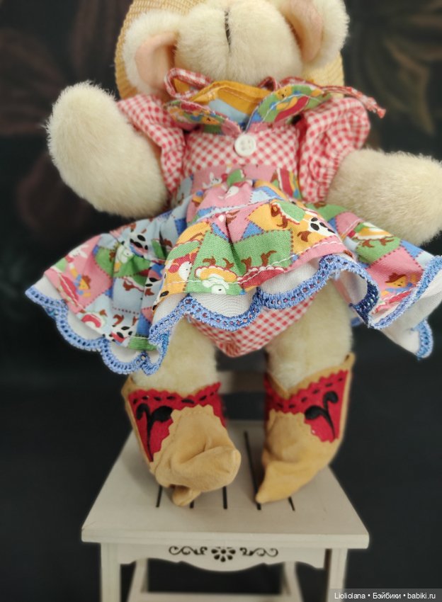 Кролик Hoppy Vanderhare. Девушка Ковбой. 1990 год. Винтаж. 20 см (фото 7)