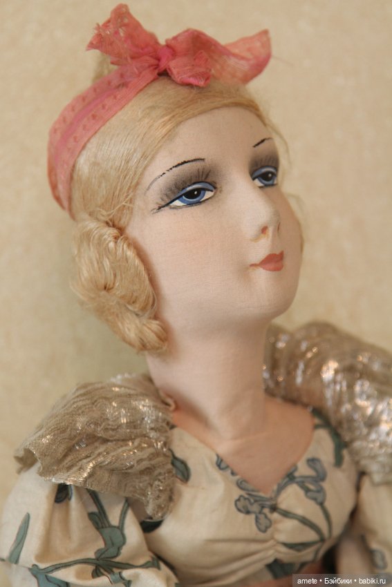 Антикварная французская будуарная кукла (фото 6)