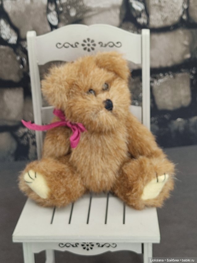 Мишка с бантом от Boyds Bears Co. 15 см