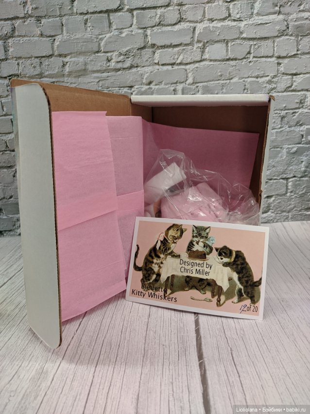 Авторский аутфит "Усатый котенок" от Chris Miller для куклы 28-33 см. . Винтаж (фото 2)