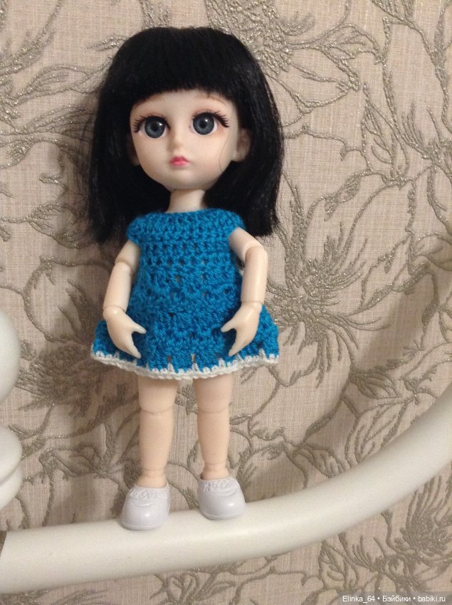 Шарнирная брюнеточка — Шарнирные куклы (не BJD) (фото 3)