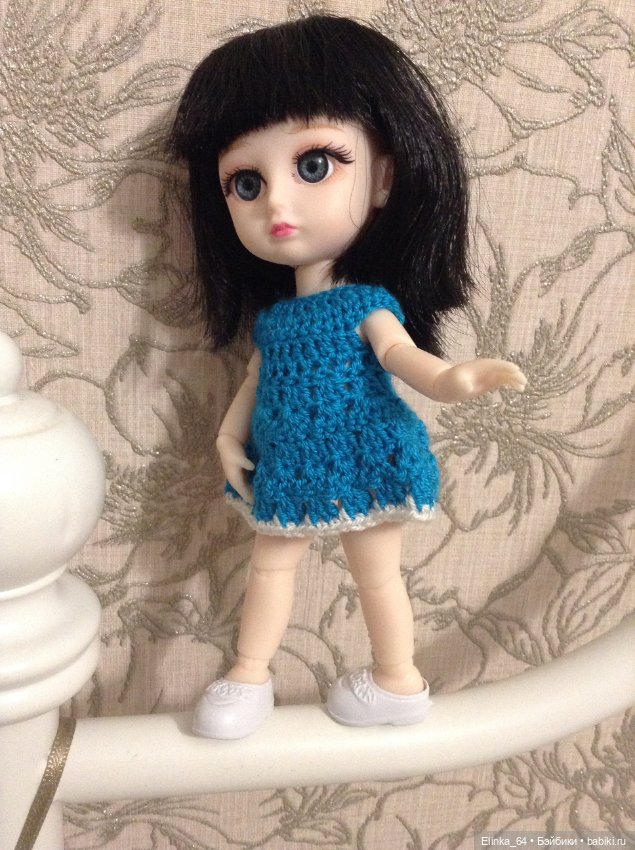 Шарнирная брюнеточка — Шарнирные куклы (не BJD) (фото 4)