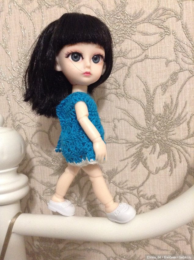 Шарнирная брюнеточка — Шарнирные куклы (не BJD) (фото 6)