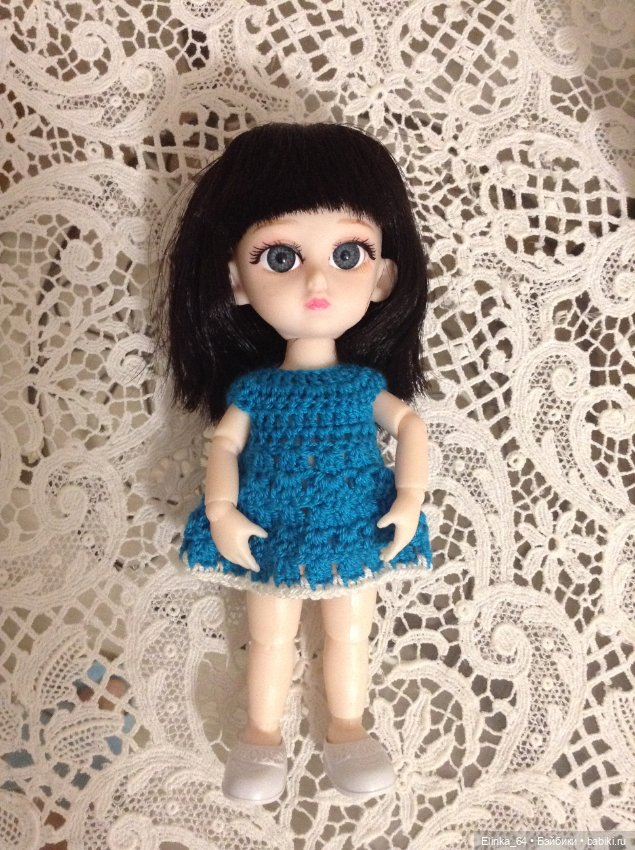 Шарнирная брюнеточка — Шарнирные куклы (не BJD)