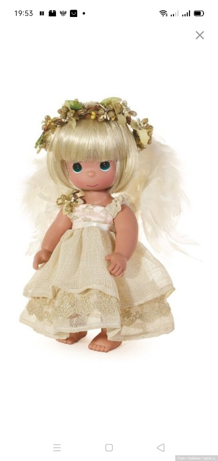 Драгоценные моменты от Линды Рик девочка ангелочек к Рождеству