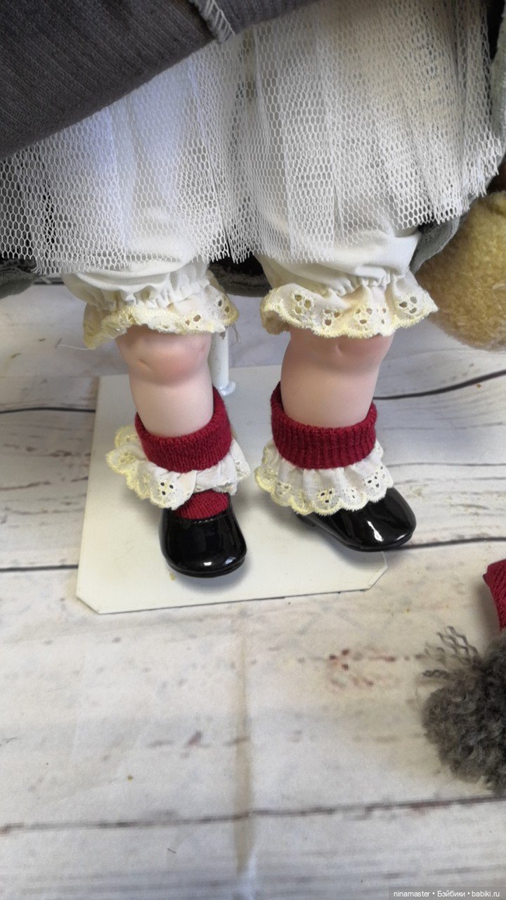 Большая винтажная фарфоровая кукла из Германии