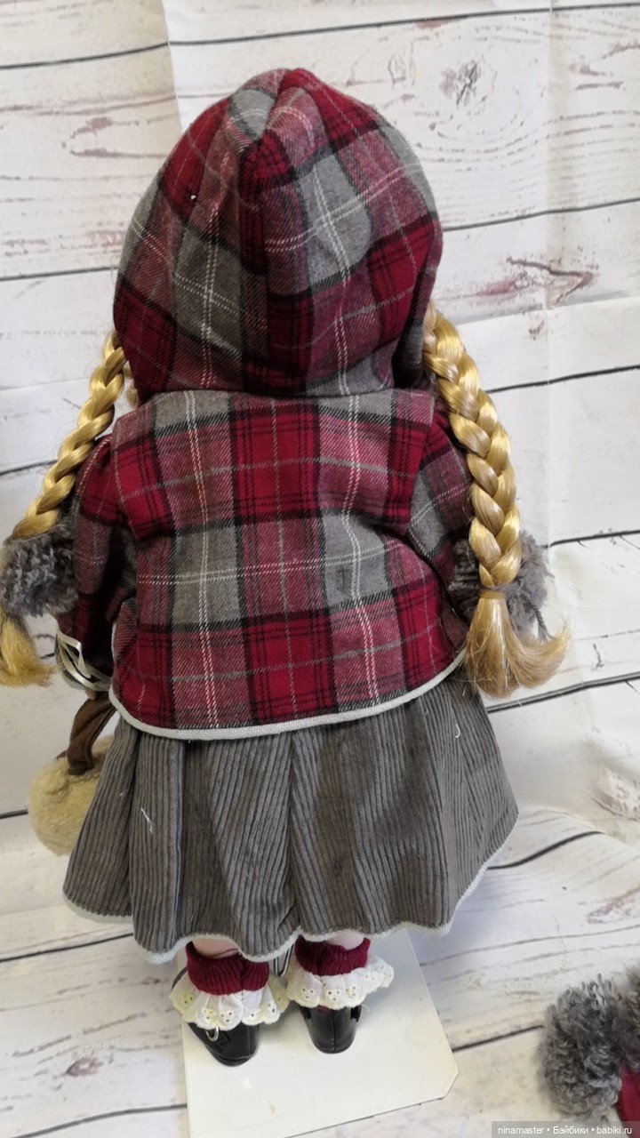 Большая винтажная фарфоровая кукла из Германии