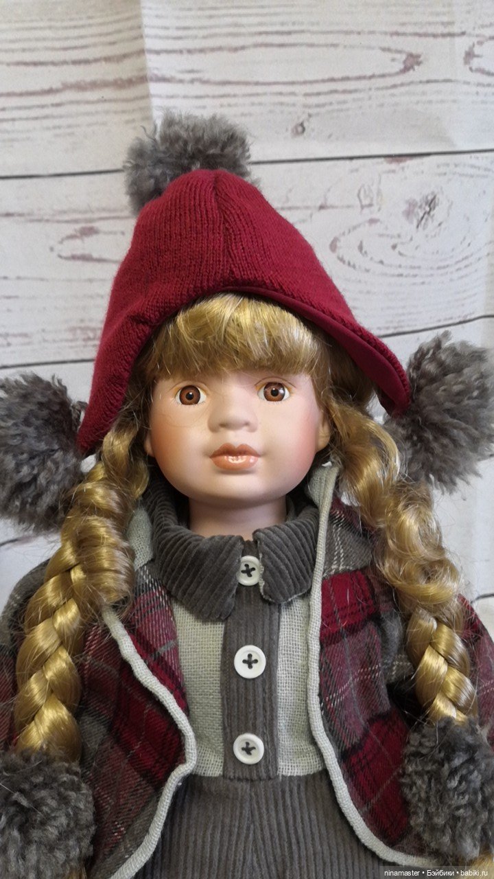 Большая винтажная фарфоровая кукла из Германии (фото 2)