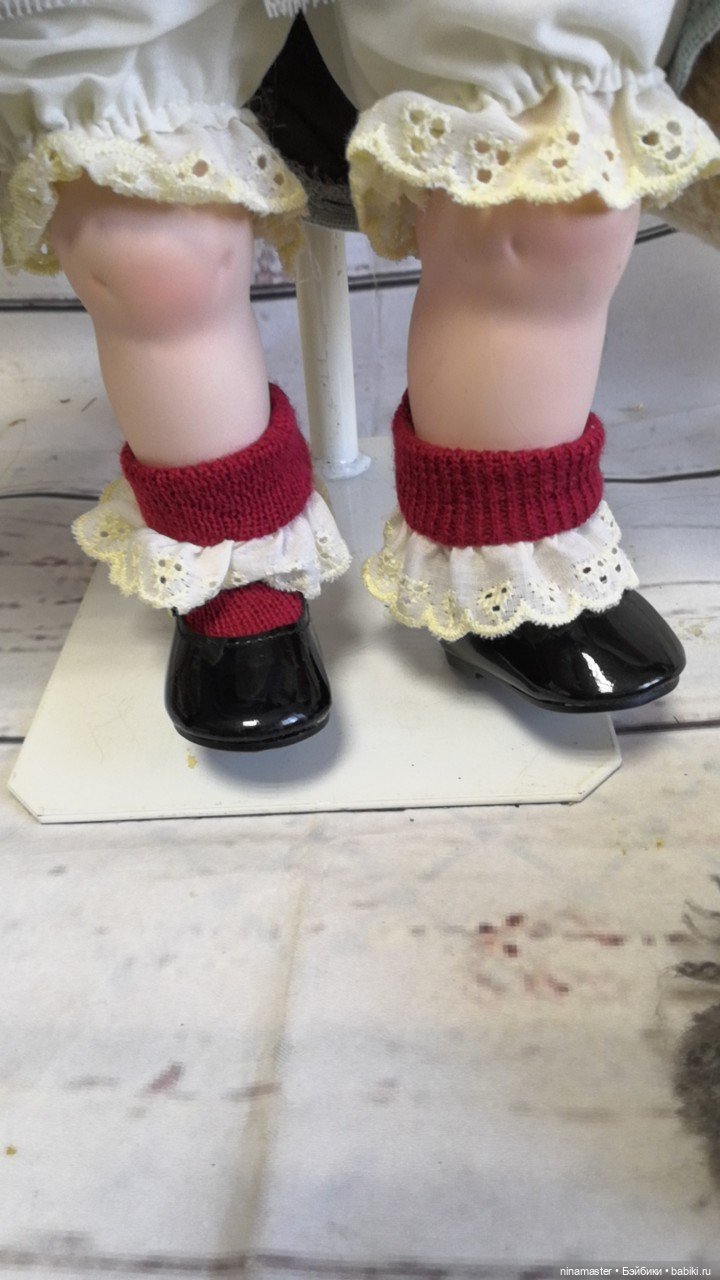 Большая винтажная фарфоровая кукла из Германии