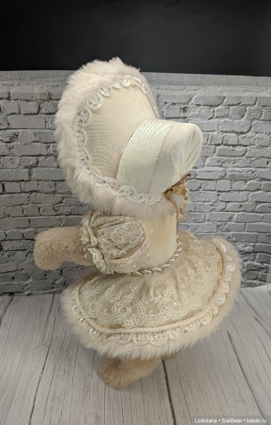 Мишка Фигуристка от Lynn West. 60 см (фото 2)