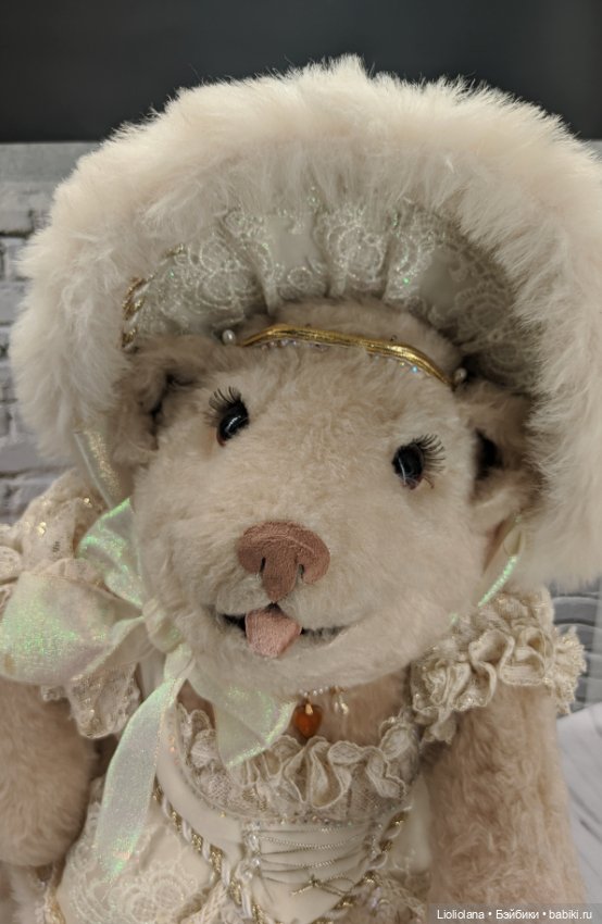 Мишка Фигуристка от Lynn West. 60 см (фото 3)