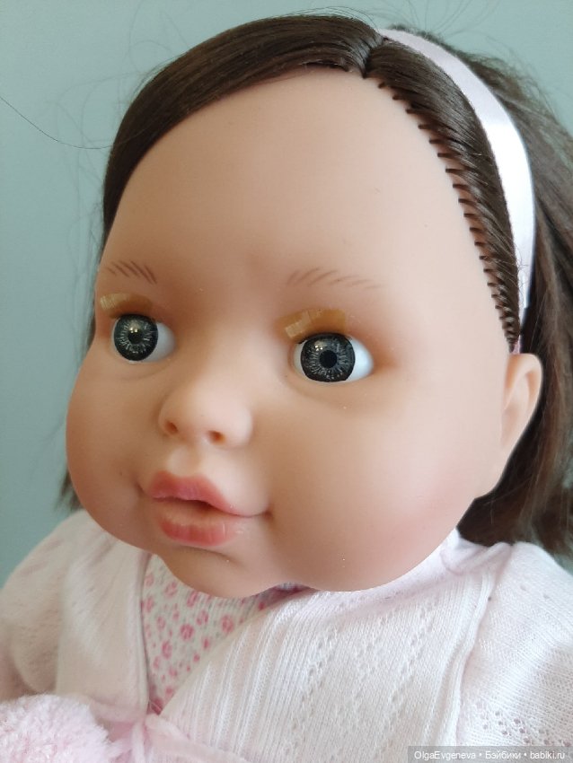 Девочка в розовом, озвученная, мягконабивная с сосочкой