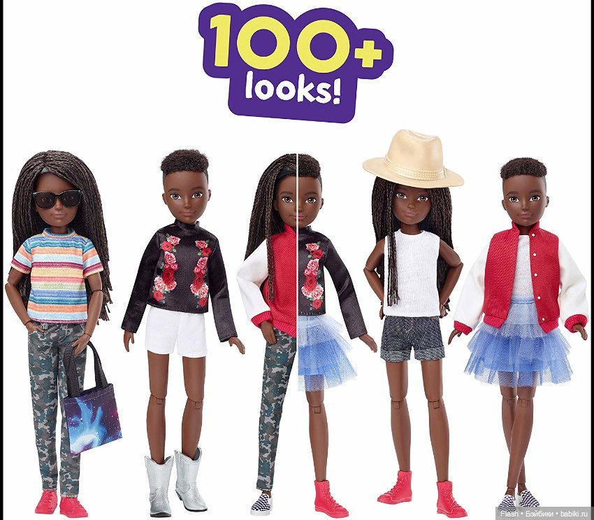 Шарнирная кукла с набором одежды #4 Сreatable world Mattel==== (фото 3)